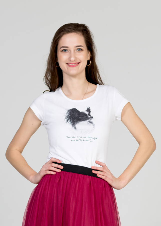 Sieviešu T-krekls Papilons