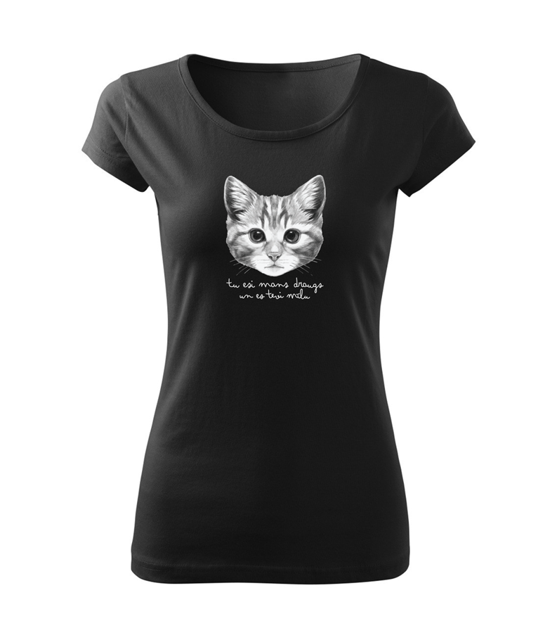 Sieviešu T-krekls - kaķēns