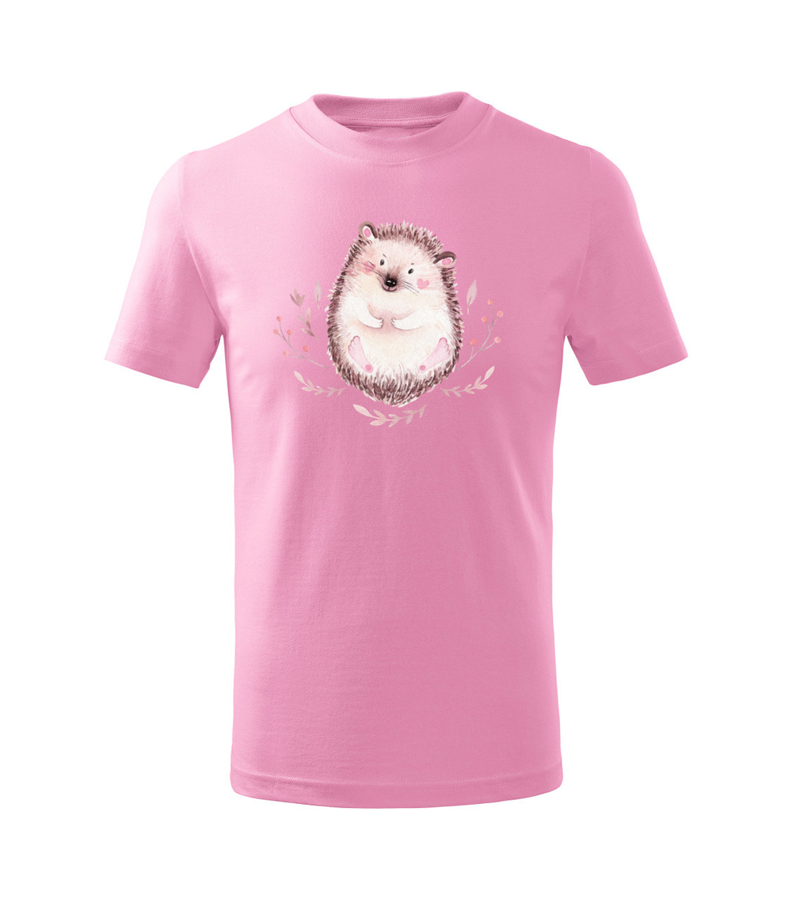 Bērnu t-krekls Ezītis / rozā