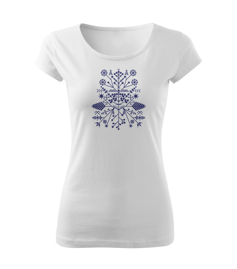 Sieviešu T-krekls | Saulgrieži/zils