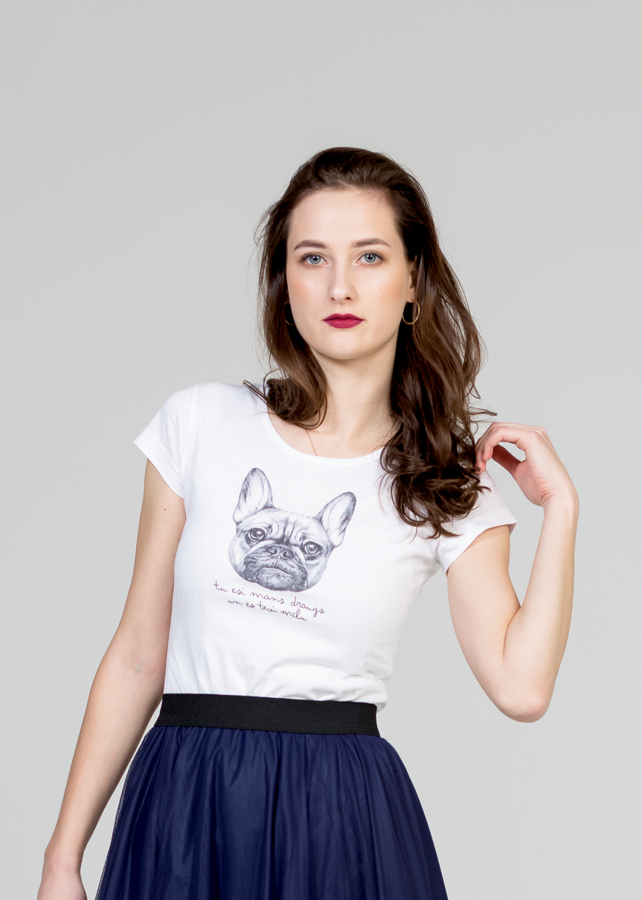 Women's t-shirt French Bulldog