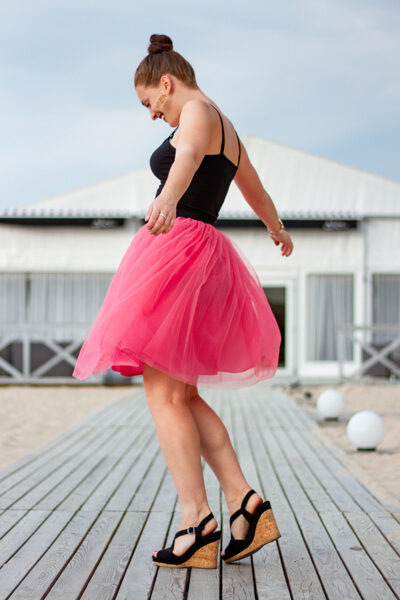 SALE 🛍️ Tulle skirt - flamingo pink 🛍️ SALE