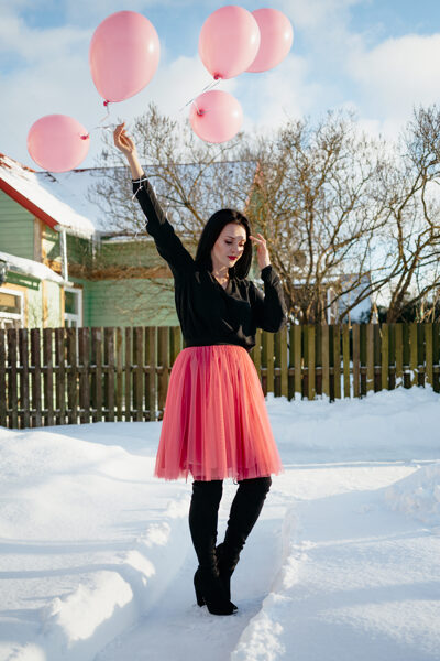 Tulle skirt - flamingo pink -20% off ❤️
